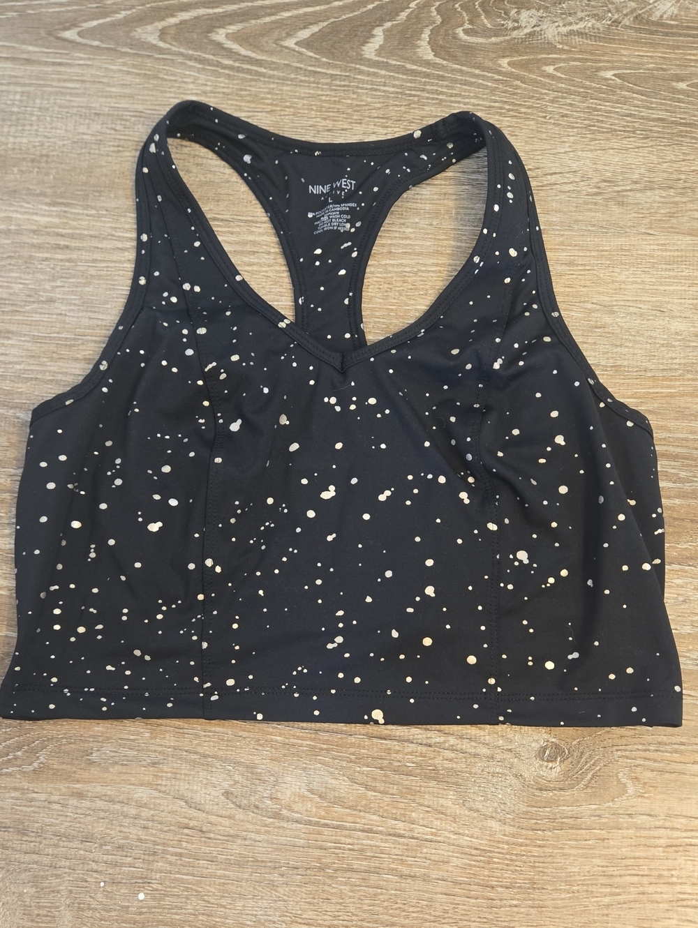 Nine West Racerback Crop Tank